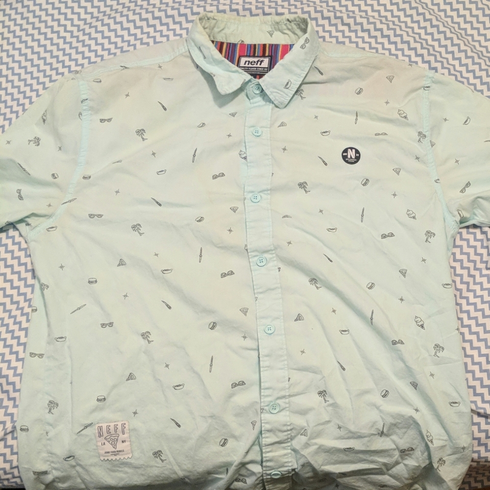Neff button up shirt